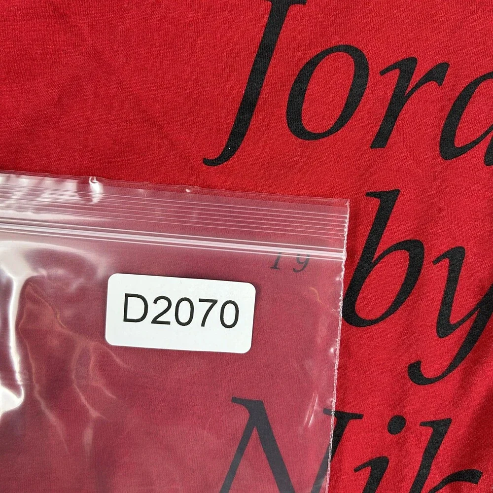 Jordan Shirt Mens XL Red Air Jordan By Nike Graphic Tee Basketball Sports Logo